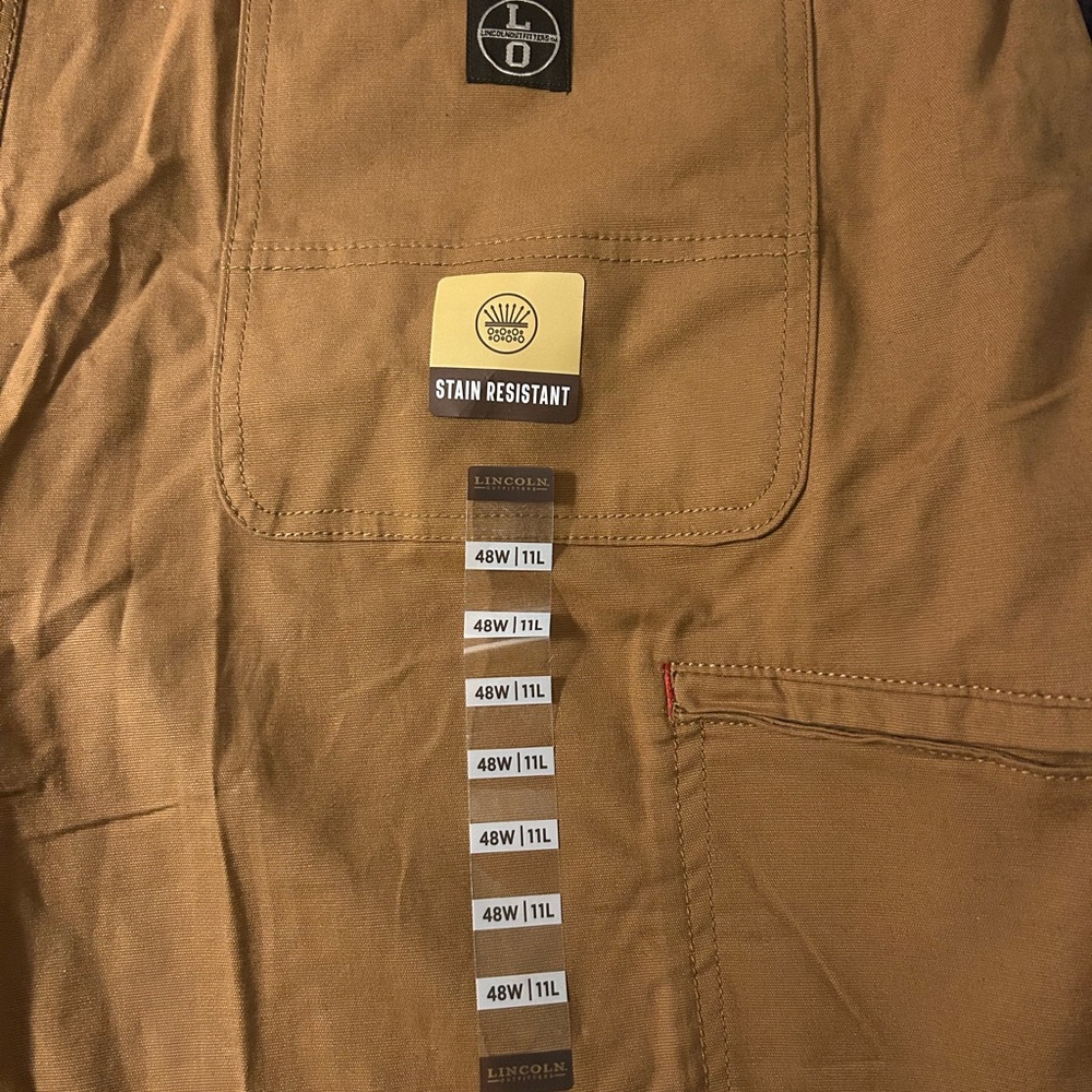 Lincoln Outfitters Stain Resistant Flex Canvas Duck Shorts -Size 48W (New) - Picture 4 of 5